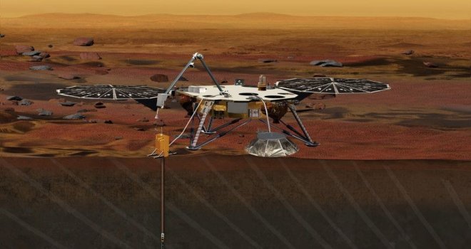 NASA, Mars keşif aracını Kızıl Gezegen'e indiriyor