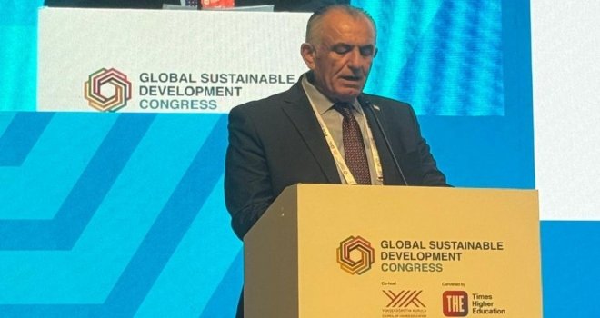 Nazım Çavuşoğlu, YÖK ve THE’nin Küresel Sürdürülebilirlik Kongresi’nde KKTC üniversitelerini değerlendirdi