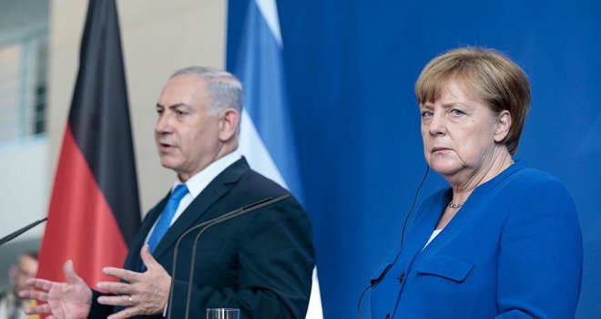 Netanyahu İran konusunda Merkel'i ikna edemedi.
