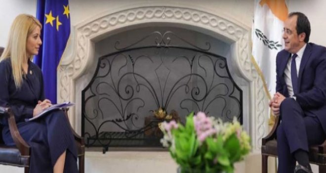 Nikos Hristodulidis ve Annita Dimitriou görüşmesinde Maraş’taki taşınmaz mülkler konusu masaya yatırıldı