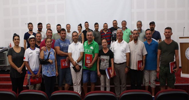 Okçuluk hakemleri sertifikalarını aldı