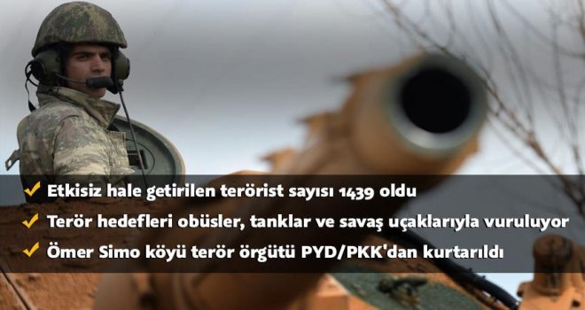 Ömer Simo köyü PYD/PKK'dan temizlendi.