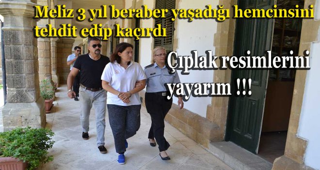 Önce darp sonra tehdit etti 