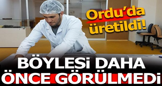 Ordu'da üretildi'  Bu çikolata çok başka