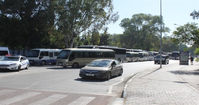 Otobüs şoförleri kontak kapadı