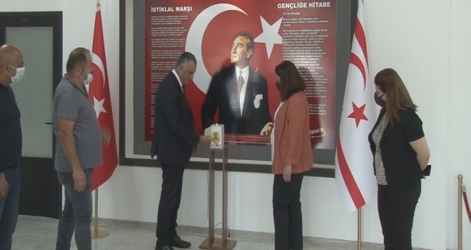 Otomatik el dezenfektan makinesinin tanıtımı yapıldı