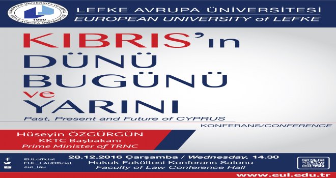 Özgürgün LAÜ’de konferans verecek