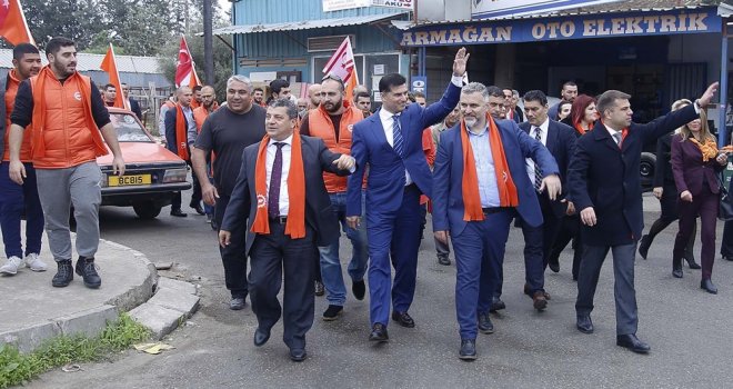 ÖZGÜRGÜN VE BAZI MİLLETVEKİLİ ADAYLARI GÜZELYURT’U ZİYARET ETTİ
