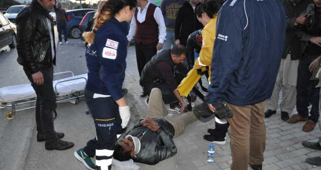 Park yerine dönerken motosiklete çarptı