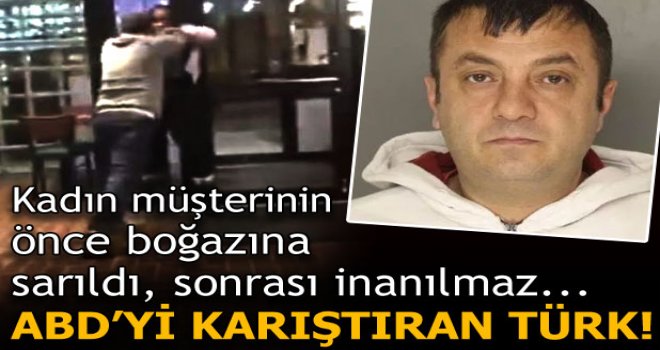 Pensilvanya'daki Türk işletmeci kadın müşteriye böyle saldırdı!