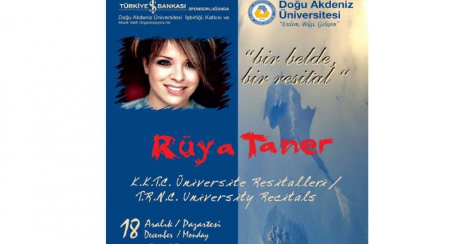 Piyanist Rüya Taner DAÜ’de konser gerçekleştirecek