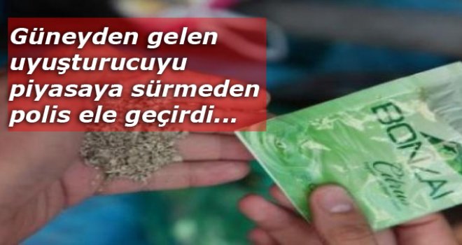 Polisten başarılı uyuşturucu operasyonu