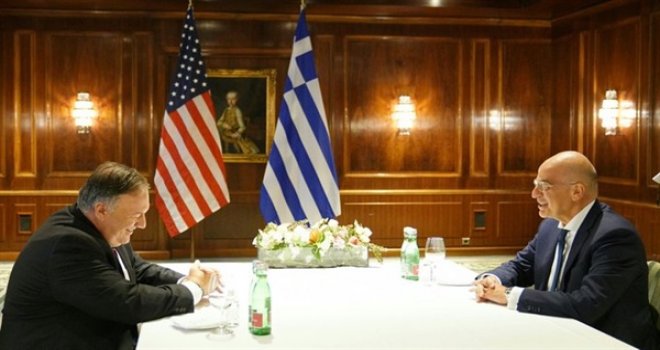 POMPEO, YUNAN MEVKİDAŞI İLE DOĞU AKDENİZ'DEKi GELİŞMELERİ GÖRÜŞTÜ