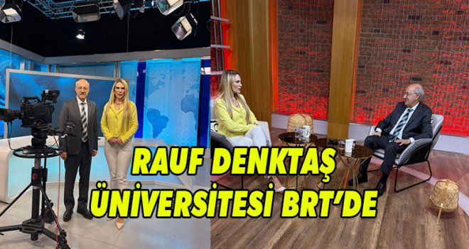 Rauf Denktaş Üniversitesi Rektör’ü Prof. Dr. Mehmet Karaca BRT stüdyolarında “Yaşama Sanatı” Programı Eylem Yılmaz’ın Konuğu oldu.