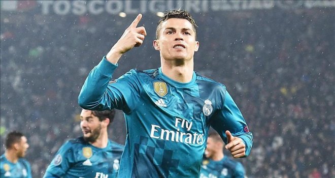 Real Madrid'in kazandığı maçta Ronaldo tarihe geçti.