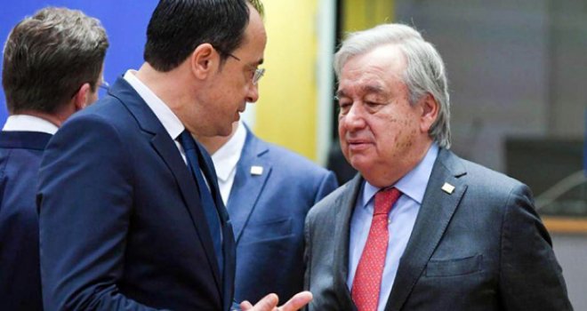 Rum Lider, Guterres’le görüştü, Kıbrıs için özel temsilci talebinde ısrar etti