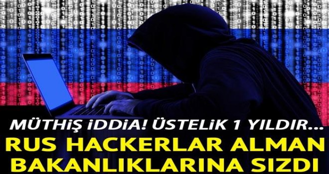 Rus hackerlar Alman bakanlıklarına sızdı