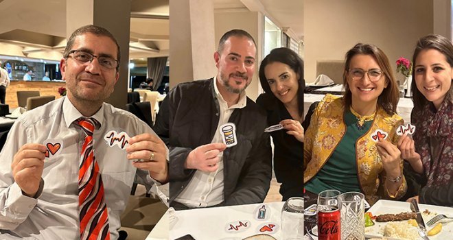 Sağlık çalışanları Riverside Otel’de buluştu