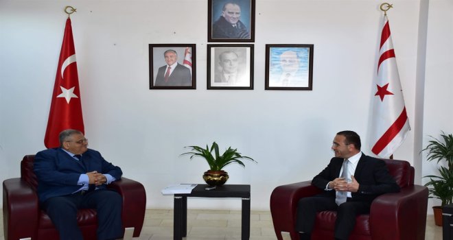 ŞAHALİ, DAÜ REKTÖRÜ OSAM’I KABUL ETTİ