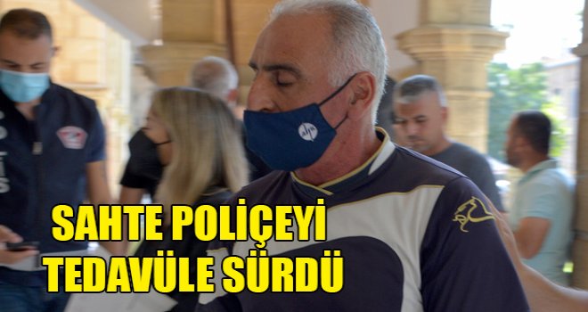 Sahte poliçeyi tedavüle sürdü