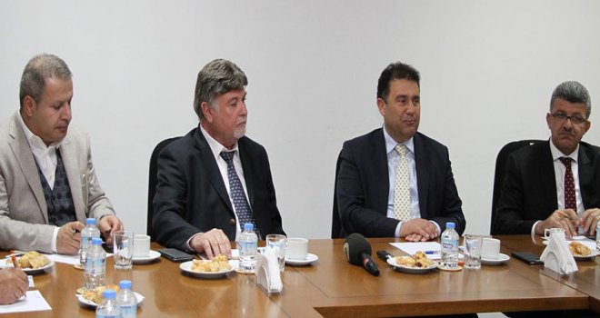 Saner, Sanayi Odası’ nı ziyaret etti