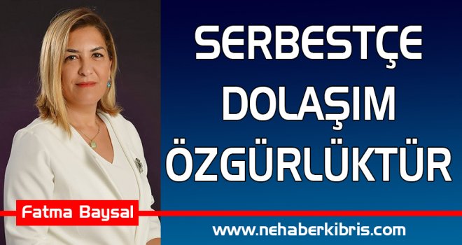 SERBESTÇE DOLAŞIM ÖZGÜRLÜKTÜR