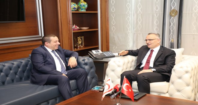 SERDAR DENKTAŞ TC MALİYE BAKANI AĞBAL’LA GÖRÜŞTÜ