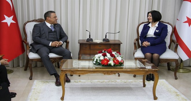 SİBER, CHP MİLLETVEKİLİ DUDU’YU KABUL ETTİ