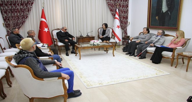 SİBER, ENGELLİLER FEDERASYONU'NU KABUL ETTİ