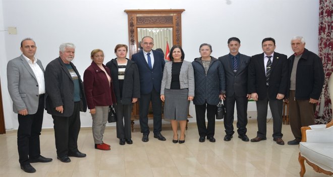 Siber, Şehit Aileleri ve Malül Gaziler Derneği heyetini kabul etti