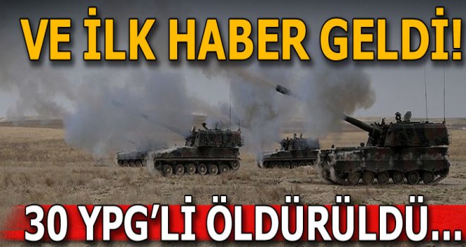 Son dakika: Afrin'e yapılan ilk saldırı!