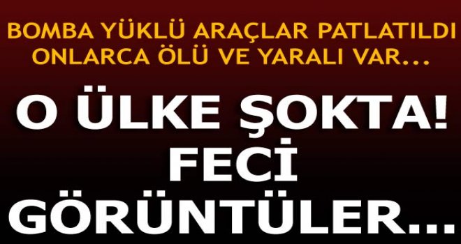 Son dakika... Bomba yüklü araçları patlattılar! 