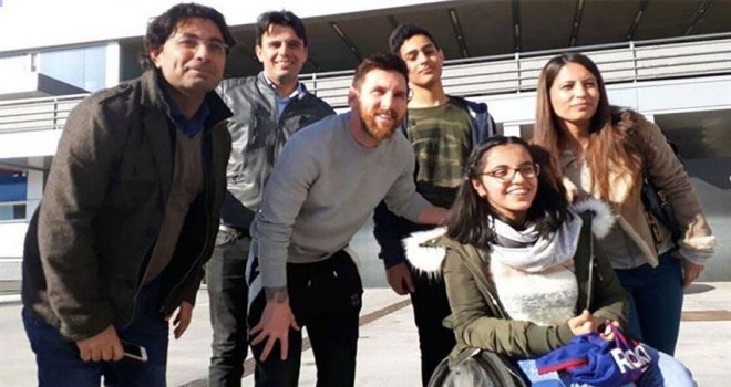 SURİYELİ SIĞINMACIYA MESSİ'DEN BÜYÜK SÜRPRİZ