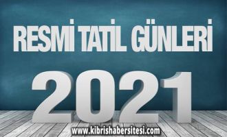 2021 yılının resmi tatil günleri!