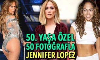50. yaşa özel 50 fotoğrafla Jennifer Lopez