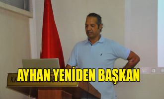 Ayhan yeniden başkan