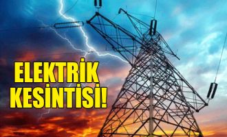 Birçok bölgede elektrik kesintisi!