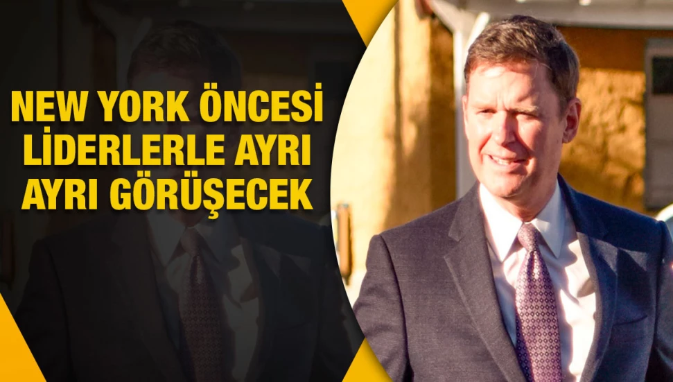 BM'nin Kıbrıs Temsilcisi Colin Stewart liderlerle görüşecek