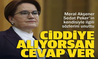 Ciddiye alıyorsan cevap ver