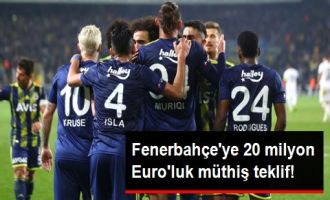 Fenerbahçe'ye müthiş teklif!