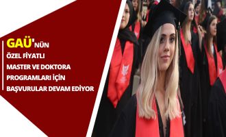 GAÜ'NÜN 35. YILINDA SUNMUŞ OLDUĞU ÖZEL FİYATLI MASTER VE DOKTORA PROGRAMLARI İÇİN BAŞVURULAR DEVAM EDİYOR