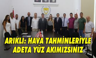KKTC Meteoroloji Dairesi personeline Hava Analizi ve Tahmin Teknikleri sertifikaları takdim edildi