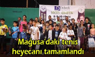 Mağusa’daki tenis heyecanı tamamlandı