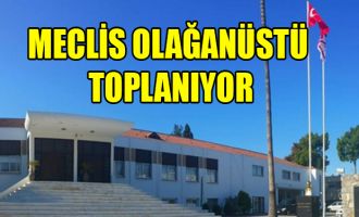 Meclis olağanüstü toplanıyor