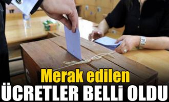 Sandık görevlilerine yapılacak ödeme belli oldu