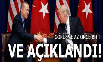 Trump, Cumhurbaşkanı Erdoğan'ı aradı