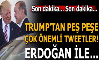 Trump'tan peş peşe önemli tweetler! Erdoğan'ı arayacak...
