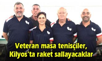 Veteran masa tenisçiler, Kilyos’ta raket sallayacaklar