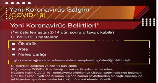 Tabipler Birliği, Koronavirüs’le ilgili uyarılar içeren yeni bir afiş hazırladı