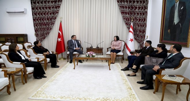 TAK YÖNETİM KURULU MECLİS BAŞKANI SİBER’İ ZİYARET ETTİ